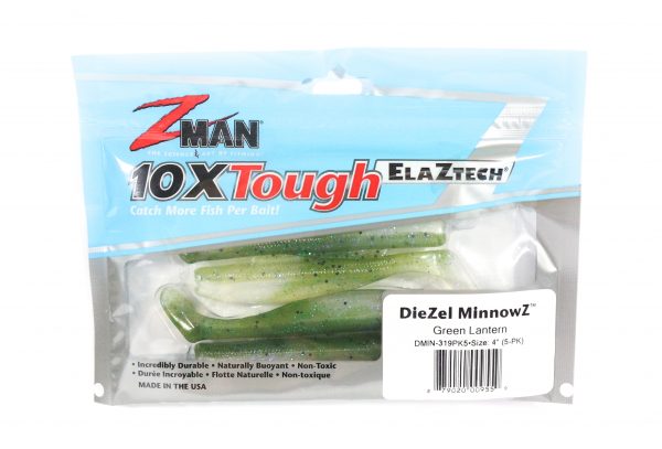 Zman DIEZEL MINNOWZ™ 4inch / 10cm  Pack of 5pcs 10X Tough ElaZtech® –  First Catch