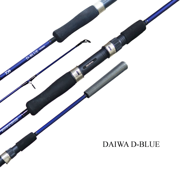 Daiwa D-Shock Freshwater Spinning Combo 2 Bearings, 7' Length, 3 Piece Rod,  Medium Power